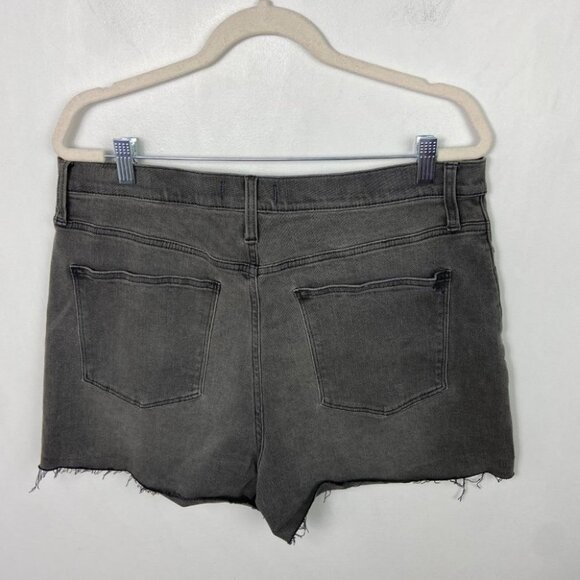 NEW Madewell High Rise Denim Shorts Grey Black Size 32 M5774 2021 Cotton 2021 - Picture 15 of 15